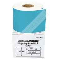 Picture of Dymo - 30256 BLUE Shipping Labels with Removable Adhesive (8 Rolls – Best Value)