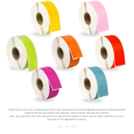 Picture of Dymo - 30252 Color Combo Pack (4 Rolls - Your Choice - Blue, Green, Orange, Pink, Purple, Red and Yellow) with Best Value