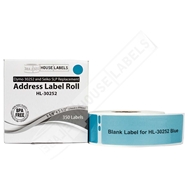 Picture of Dymo - 30252 BLUE Address Labels (100 Rolls - Shipping Included)