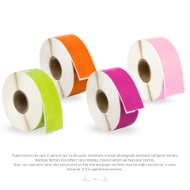 Picture of Dymo - 30252 Color Combo Pack (6 Rolls - Your Choice - Blue, Green, Orange, Pink, Purple, Red and Yellow) with Best Value