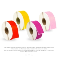 Picture of Dymo - 30252 Color Combo Pack (4 Rolls - Your Choice - Blue, Green, Orange, Pink, Purple, Red and Yellow) with Best Value