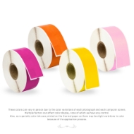 Picture of Dymo - 30252 Color Combo Pack (4 Rolls - Your Choice - Blue, Green, Orange, Pink, Purple, Red and Yellow) with Best Value