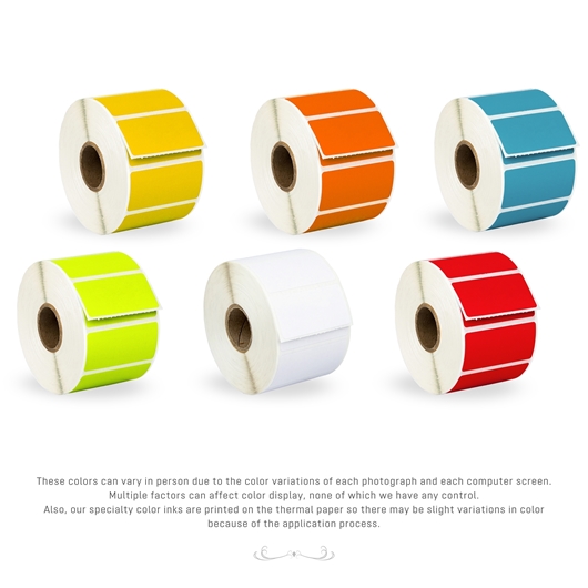 Picture of Zebra – 2 x 1 COMBO PACK (10 Rolls – Your Choice RED, GREEN, YELLOW, BLUE, ORANGE, WHITE – Shipping Included)