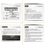 Picture of Dymo - 30256 Shipping Labels in Polypropylene (50 Rolls – Best Value)