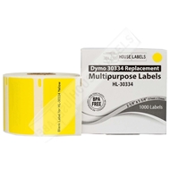 Picture of Dymo - 30334 YELLOW Multipurpose Labels (20 Rolls - Shipping Included)