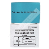 Picture of Dymo - 30256 BLUE Shipping Labels with Removable Adhesive (12 Rolls – Best Value)