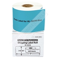 Picture of Dymo - 30256 BLUE Shipping Labels with Removable Adhesive (25 Rolls – Shipping Included)