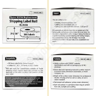 Picture of Dymo - 30256 YELLOW Shipping Labels with Removable Adhesive (12 Rolls – Best Value)