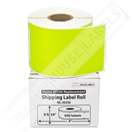 Picture of Dymo - 30256 GREEN Shipping Labels with Removable Adhesive (12 Rolls – Shipping Included)