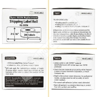 Picture of Dymo - 30256 GREEN Shipping Labels with Removable Adhesive (12 Rolls – Best Value)