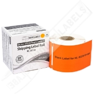 Picture of Dymo - 30256 ORANGE Shipping Labels with Removable Adhesive (12 Rolls – Best Value)