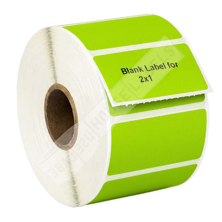 Picture of Zebra - 2x1 GREEN (40 Rolls – Best Value)