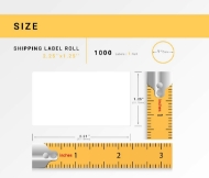 Picture of Zebra – 2.25 x 1.25-SYNTHETIC (10 Rolls – Best Value)