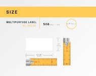 Picture of Dymo - 30336 Multipurpose Labels in Polypropylene