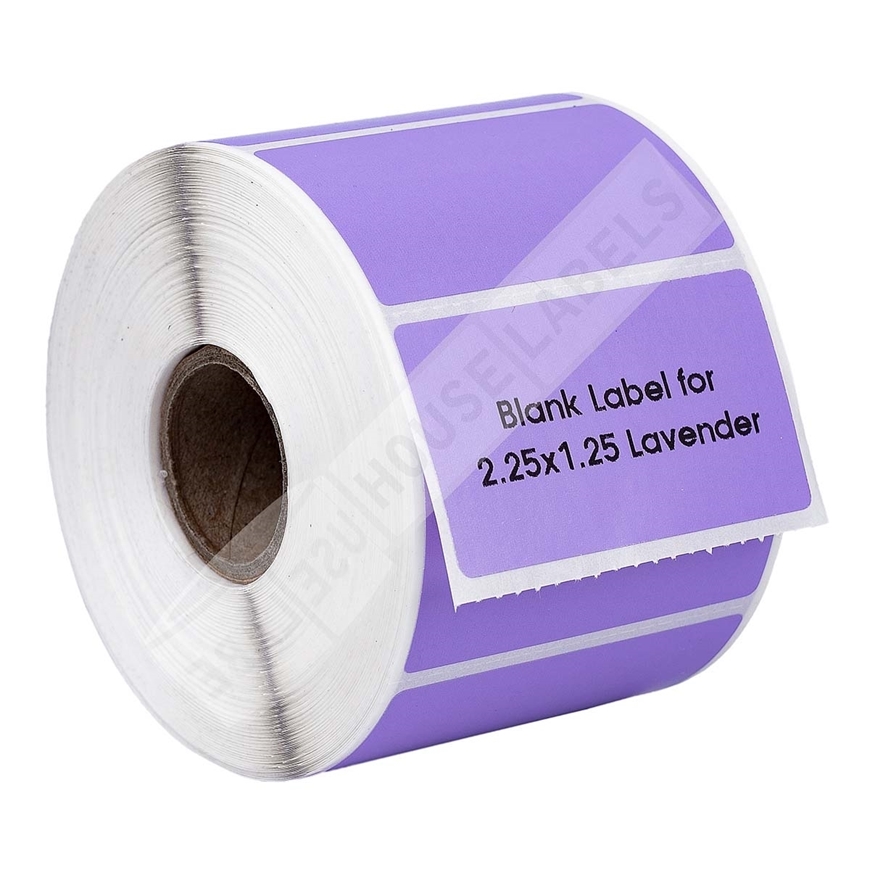 Picture of Zebra – 2.25 x 1.25 LAVENDER (10 Rolls – Shipping Included)