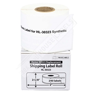 Picture of Dymo - 30323 Shipping Labels in Polypropylene ( 6 Rolls – Shipping Included)