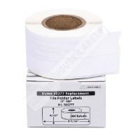 Picture of Dymo - 30277 File Folder 2-up Labels (12 Rolls – Best Value)