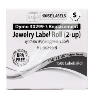 Picture of Dymo - 30299 Barbell-style Price Tag Labels in Polypropylene (4 Rolls – Best Value)