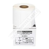Picture of Dymo - 30299 Barbell-style Price Tag Labels in Polypropylene (4 Rolls – Shipping Included)