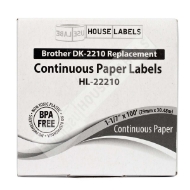 Picture of Brother DK-2210 (100 Rolls + Reusable Cartridge– Best Value)