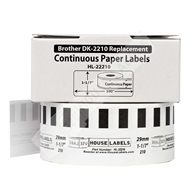 Picture of Brother DK-2210 (100 Rolls + Reusable Cartridge– Shipping Included)