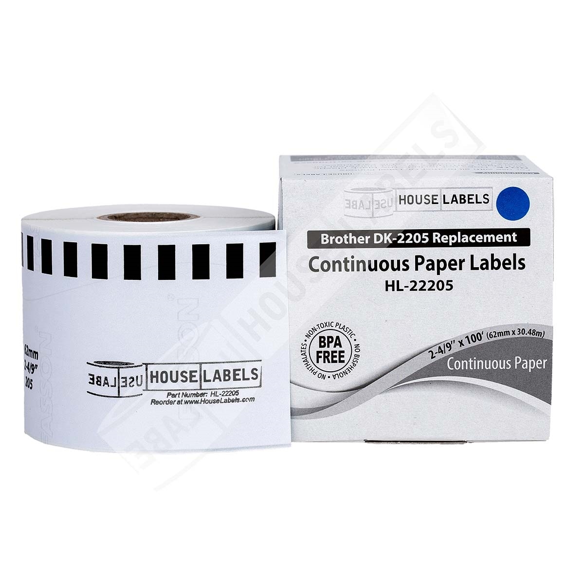 Rollos Etiquetas Térmicas Continúa Dk 2205 Dk2205 Ql - Foto 2