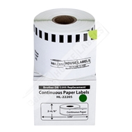 Picture of Brother DK-2205 GREEN (6 Rolls – Shipping Included)
