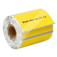 Picture of Zebra - 2x1.25 YELLOW (6 Rolls -  Shipping Included)