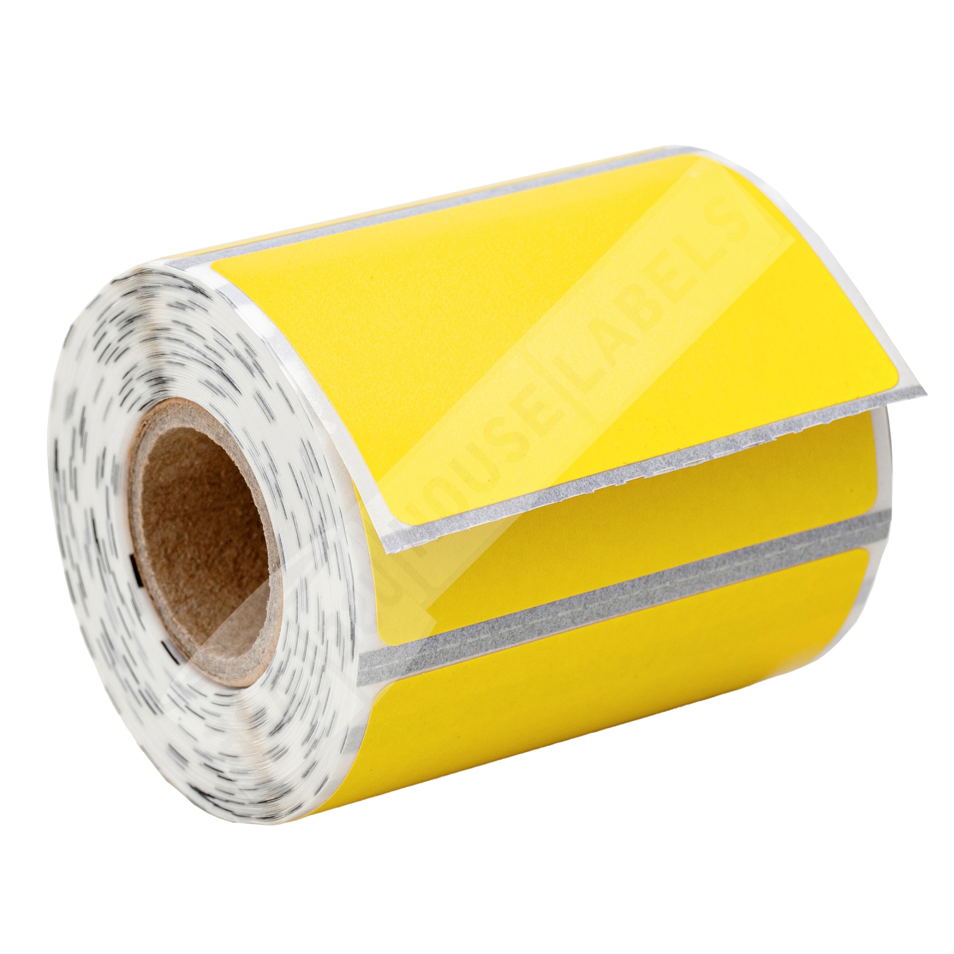 Buy Zebra Direct Thermal Labels 2x1.25core in Yellow Color