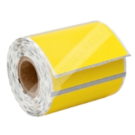 Picture of Zebra - 2x1.25 YELLOW  (75 Rolls -  Shipping Included)