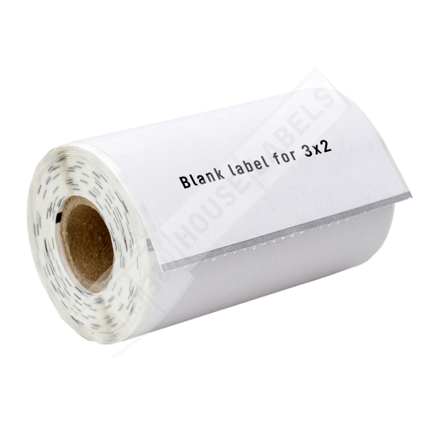 6 X 11 Thermal Transfer - Industrial Thermal Printer Labels - Permanent  Paper - 8 Roll OD - White - 4 Rolls/Case