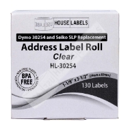 dymo lv-30269 clear shipping labels