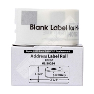 Picture of Dymo - 30254 Clear Address Labels (6 Rolls - Best Value)