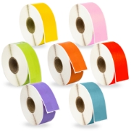Picture of Dymo - 30252 Color Combo Pack (6 Rolls - Your Choice - Blue, Green, Orange, Pink, Lavender, Red and Yellow) with Shipping Included