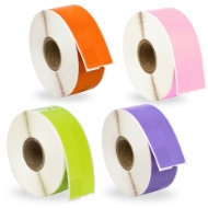 Picture of Dymo - 30252 Color Combo Pack (6 Rolls - Your Choice - Blue, Green, Orange, Pink, Lavender, Red and Yellow) with Best Value