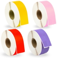 Picture of Dymo - 30252 Color Combo Pack (36 Rolls - Your Choice - Blue, Green, Orange, Pink, Lavender, Red and Yellow) with Best Value