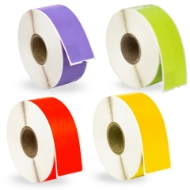 Picture of Dymo - 30252 Color Combo Pack (28 Rolls - Your Choice - Blue, Green, Orange, Pink, Lavender, Red and Yellow) with Best Value