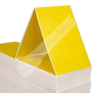 Picture of Zebra – 4 x 6 YELLOW FANFOLD (16 Stacks – Best Value)