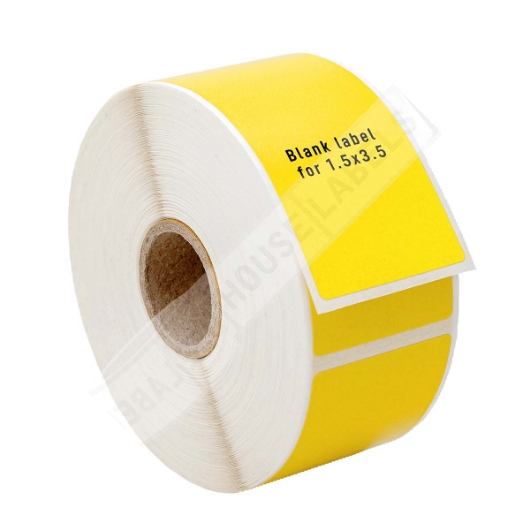 Picture of Zebra – 1.5 x 3.5 YELLOW (12 Rolls – Shipping Included)