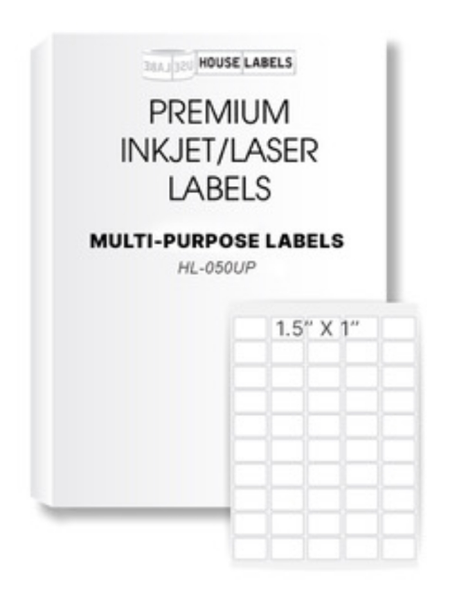 Picture of HouseLabels’ brand – 50 Labels per Sheet