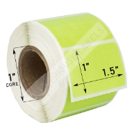 Picture of Zebra – 1.5 x 1 GREEN (6 Rolls – Best Value)