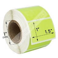 Picture of Zebra – 1.5 x 1 GREEN (12 Rolls – Shipping Included)