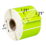 Picture of Zebra – 2.25 x 1.25 GREEN (16 Rolls – Shipping Included)