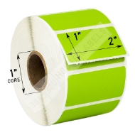 Picture of Zebra - 2x1 GREEN (60 Rolls – Shipping Included)