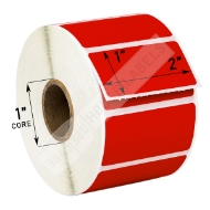 Picture of Zebra – 2 x 1 RED (10 Rolls – Best Value)