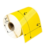 Picture of Zebra – 4 x 6 YELLOW (4 Rolls – Best Value)