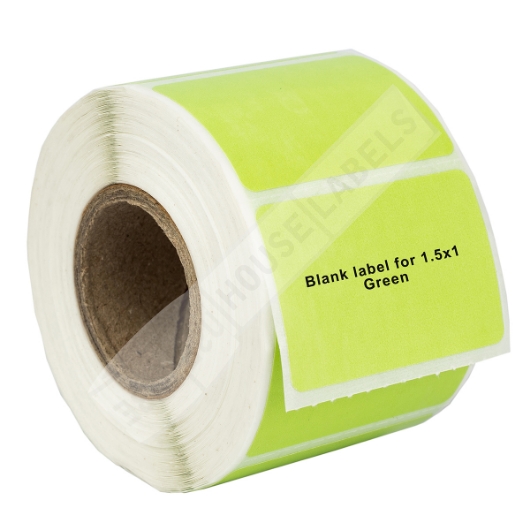 Picture of Zebra – 1.5 x 1 GREEN (6 Rolls – Best Value)