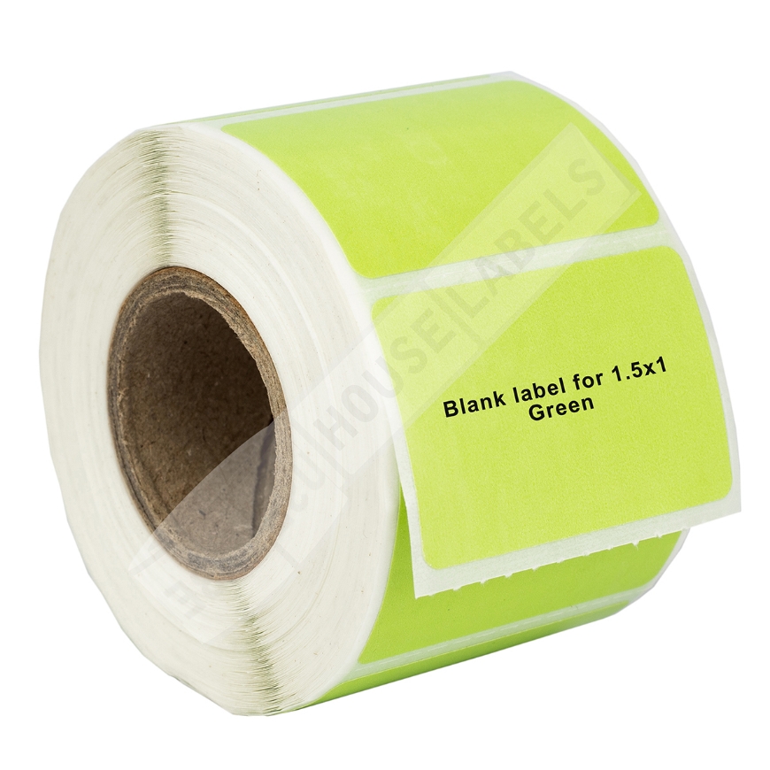 Picture of Zebra – 1.5 x 1 GREEN (6 Rolls – Shipping Included)