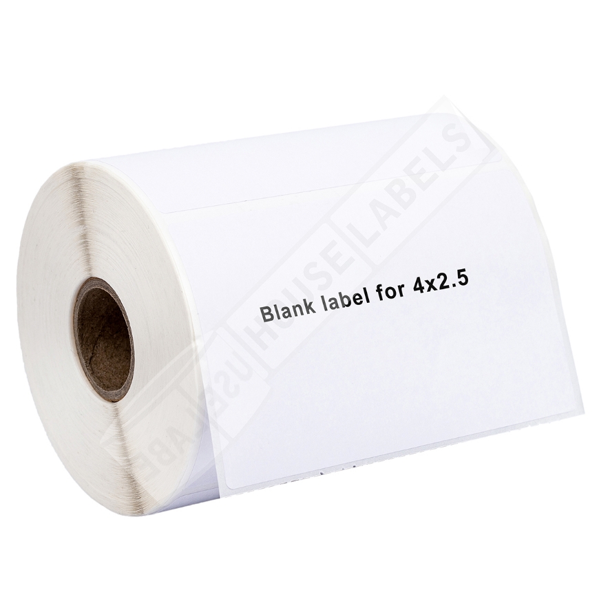 4 x 6 Thermal Transfer Tags on Non-Adhesive Cardstock