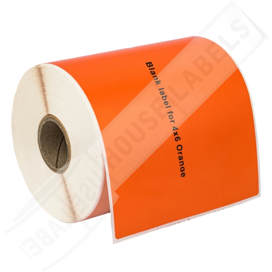 Picture of Zebra – 4 x 6 ORANGE (4 Rolls – Shipping Included)